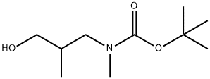 tert-butyl (3-hydroxy-2-methylpropyl)(methyl)carbamate Structure