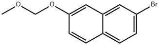 2-Bromo-7-(methoxymethoxy)naphthalene Struktur