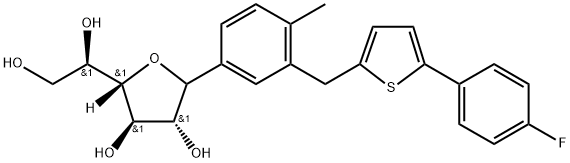 卡格列净杂质11 结构式