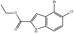 2162414-76-6 ethyl 4-bromo-5-chloro-1H-indole-2-carboxylate