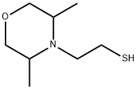 4-Morpholineethanethiol, 3,5-dimethyl- Structure