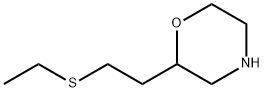 Morpholine,2-[2-(ethylthio)ethyl]-,2164911-67-3,结构式