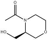 Ethanone, 1-[(3R)-3-(hydroxymethyl)-4-morpholinyl]- Structure
