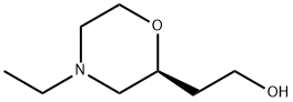 2-Morpholineethanol,4-ethyl-,(2S)- 化学構造式