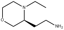 3-Morpholineethanamine, 4-ethyl-, (3S)-,2165548-38-7,结构式