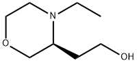 3-Morpholineethanol, 4-ethyl-, (3S)- Structure