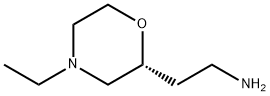 2-Morpholineethanamine,4-ethyl-,(2R)- 化学構造式