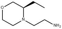 4-Morpholineethanamine, 3-ethyl-, (3R)- Structure