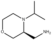 3-Morpholinemethanamine, 4-(1-methylethyl)-,(3S)- Structure