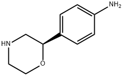 Benzenamine, 4-(2R)-2-morpholinyl- Structure