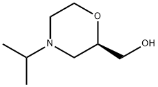 2-Morpholinemethanol, 4-(1-methylethyl)-, (2R)- Structure
