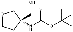 Carbamic acid, N-[(3S)-tetrahydro-3-(hydroxymethyl)-3-furanyl]-, 1,1-dimethylethyl ester|