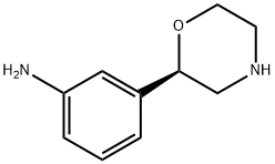 Benzenamine, 3-(2R)-2-morpholinyl-,2165923-85-1,结构式