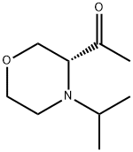 Ethanone, 1-[(3R)-4-(1-methylethyl)-3-morpholinyl]- Structure