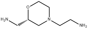 4-Morpholineethanamine,2-(aminomethyl)-,(2S)-,2166012-50-4,结构式