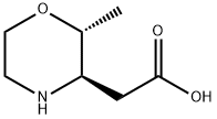 3-Morpholineacetic acid, 2-methyl-, (2R,3R)-|