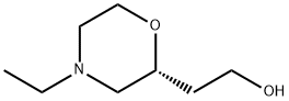 2-Morpholineethanol,4-ethyl-,(2R)- Structure