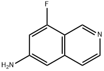 8-氟异喹啉-6-胺,2166724-90-7,结构式