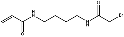 N-(4-(2-bromoacetamido)butyl)acrylamide 结构式