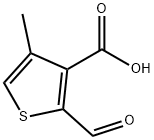 2-甲酰基-4-甲基噻吩-3-羧酸, 2167543-72-6, 结构式