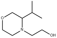 4-Morpholineethanol, 3-(1-methylethyl)-,2167615-51-0,结构式