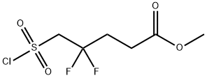 methyl 4,4-difluoro-5-sulfopentanoate 化学構造式