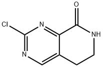 Pyrido[3,4-d]pyrimidin-8(5H)-one, 2-chloro-6,7-dihydro- Structure