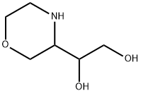 1,2-Ethanediol, 1-(3-morpholinyl)- Structure