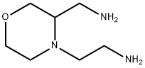 4-Morpholineethanamine, 3-(aminomethyl)-,2169387-60-2,结构式