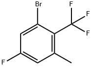 Benzene, 1-bromo-5-fluoro-3-methyl-2-(trifluoromethyl)- Struktur
