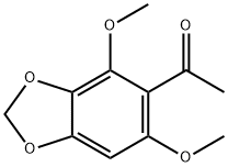 1-(4,6-Dimethoxybenzo[d][1,3]dioxol-5-yl)ethan-1-one Struktur