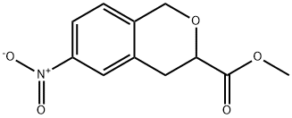 Methyl 6-nitroisochromane-3-carboxylate Struktur