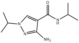 3-amino-N,1-diisopropyl-1H-pyrazole-4-carboxamide,2171313-58-7,结构式