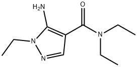 5-amino-N,N,1-triethyl-1H-pyrazole-4-carboxamide Structure