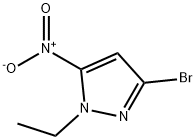 3-bromo-1-ethyl-5-nitro-1H-pyrazole Structure