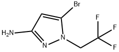 5-bromo-1-(2,2,2-trifluoroethyl)-1H-pyrazol-3-amine Structure