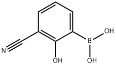 3-Cyano-2-hydroxyphenylboronic acid Structure