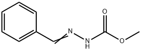 Hydrazinecarboxylic acid, 2-(phenylmethylene)-, methyl ester Structure