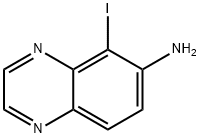 5-碘喹喔啉-6-胺,2174002-51-6,结构式