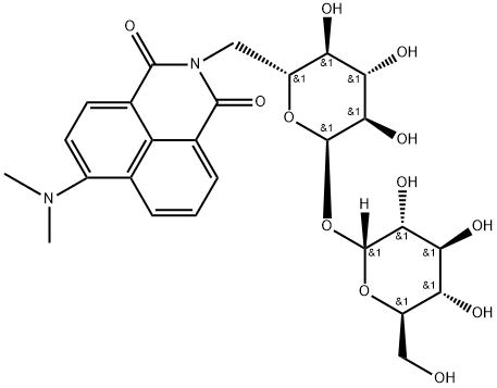 a-D-Glucopyranoside, a-D-glucopyranosyl 6-deoxy-6-[6-(dimethylamino)-1,3-dioxo-1Hbenz[de]isoquinolin-2(3H)-yl]-|