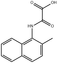 Acetic acid, 2-[(2-methyl-1-naphthalenyl)amino]-2-oxo- Struktur