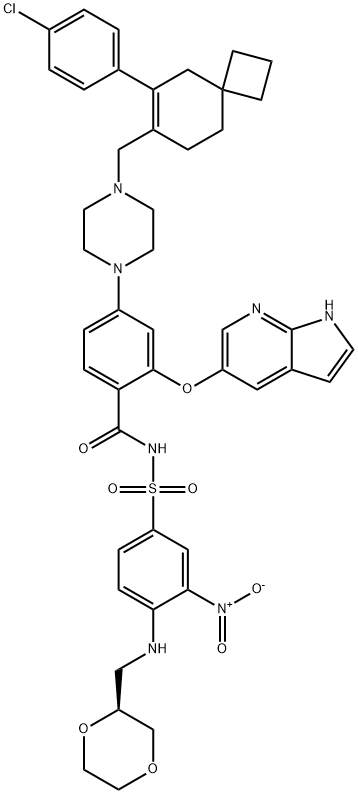 Bcl-2/Bcl-xl inhibitor 1 化学構造式