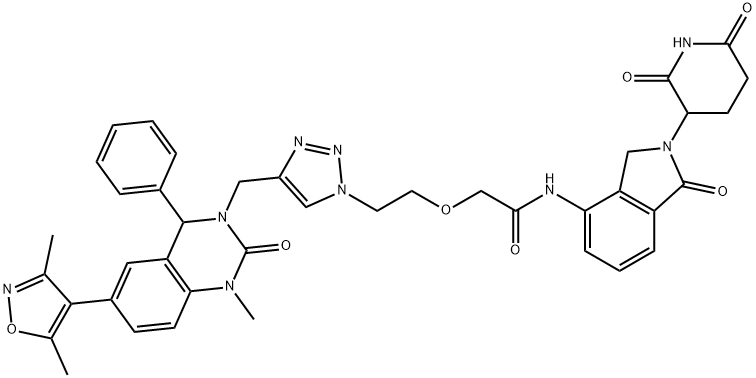 PROTAC BRD4 Degrader-2,2185795-53-1,结构式