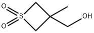 3-Thietanemethanol, 3-methyl-, 1,1-dioxide Struktur