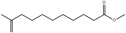 10-Undecenoic acid, 10-methyl-, methyl ester Struktur