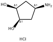(1A,2A,4A)-4-氨基环戊烷-1-二醇盐酸盐,2197063-37-7,结构式