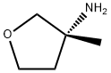 3-Furanamine, tetrahydro-3-methyl-, (3R)- Structure