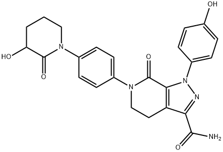 Hydroxy O-Desmethyl Apixaban 结构式