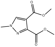 dimethyl 1-methyl-1H-pyrazole-3,4-dicarboxylate Struktur