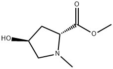 D-Proline, 4-hydroxy-1-methyl-, methyl ester, (4S)- Struktur